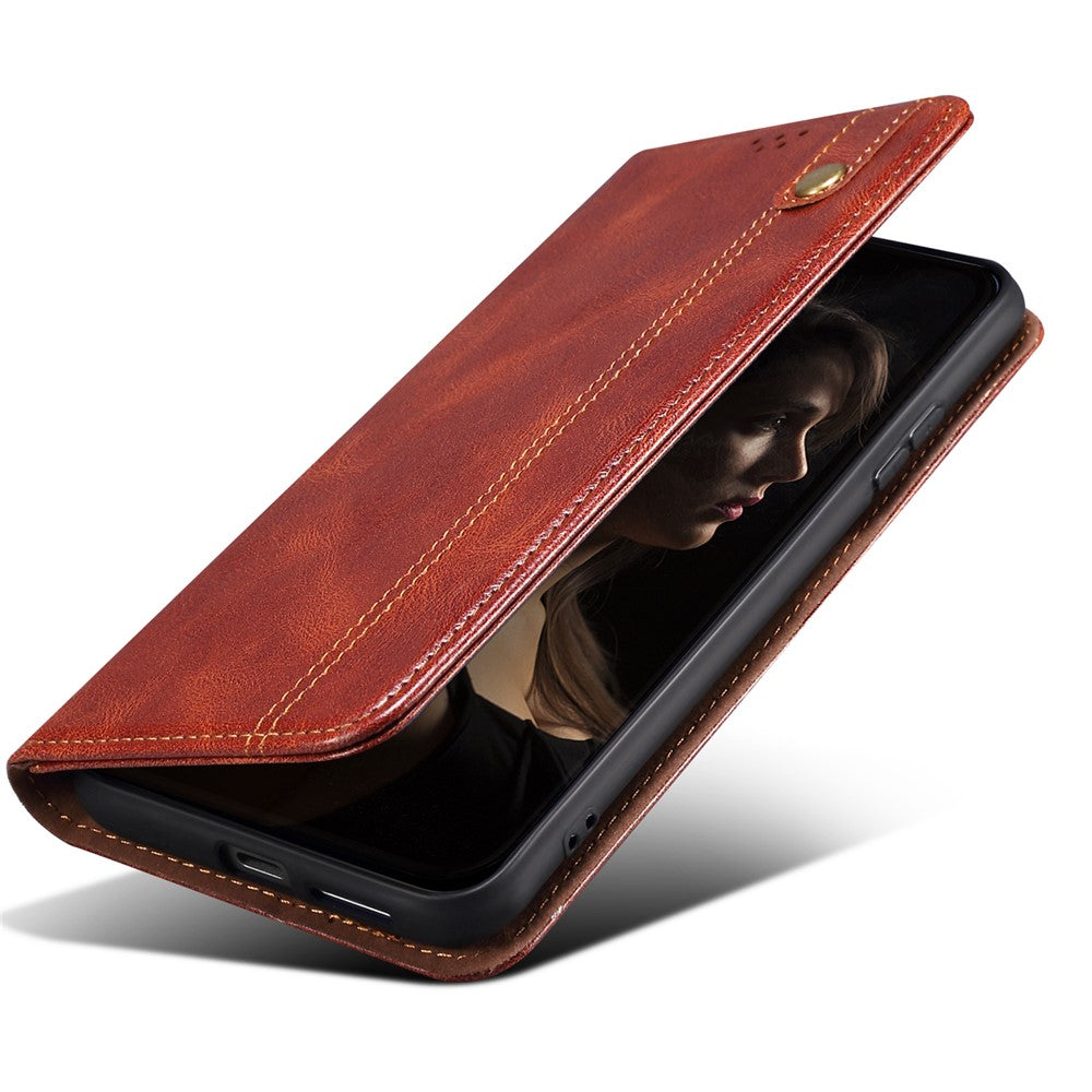 For Xiaomi 13 Lite / Civi 2 5G PU Leather Phone Wallet Case Waxy Crazy Horse Texture Stand Cover