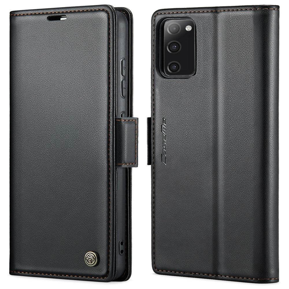 Galaxy S20 FE 4G/5G / S20 FE 2022 / S20 Lite Glänzende Wallet-Hülle – RFID-Schutz & Ständer