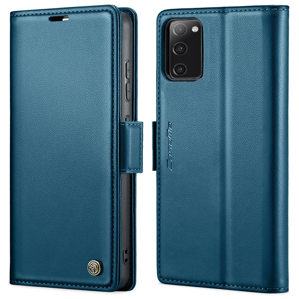 Galaxy S20 FE 4G/5G / S20 FE 2022 / S20 Lite Glänzende Wallet-Hülle – RFID-Schutz & Ständer