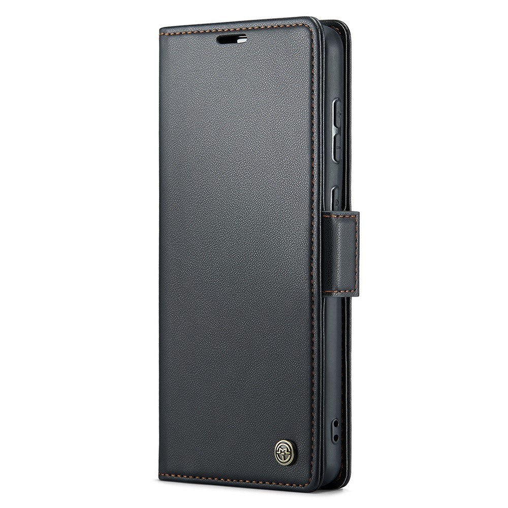 Galaxy S21 FE 5G Glänzende Wallet-Hülle – RFID-Schutz & Ständer