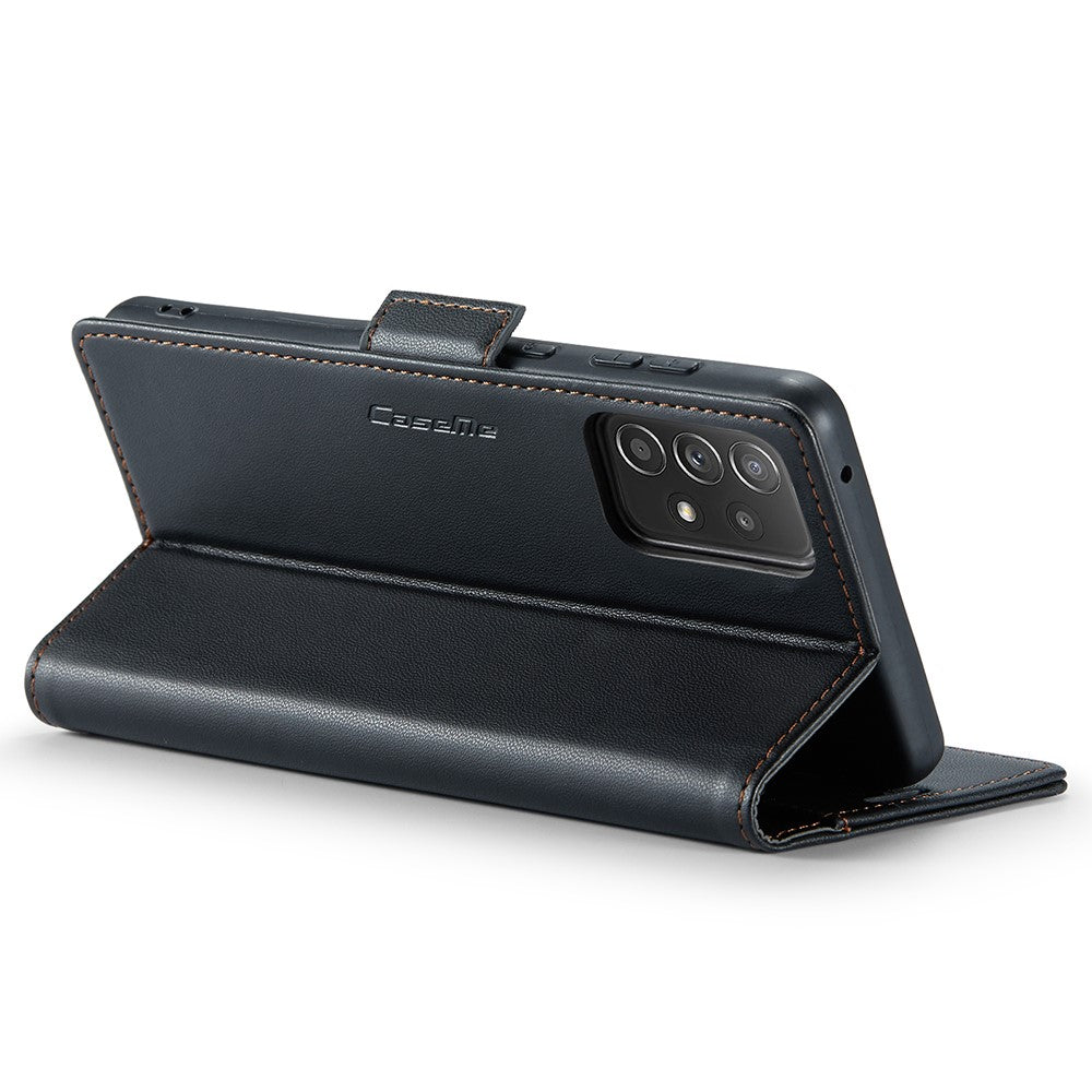 Galaxy A52 4G/5G A52s 5G Glänzende Wallet-Hülle – RFID-Schutz & Ständer