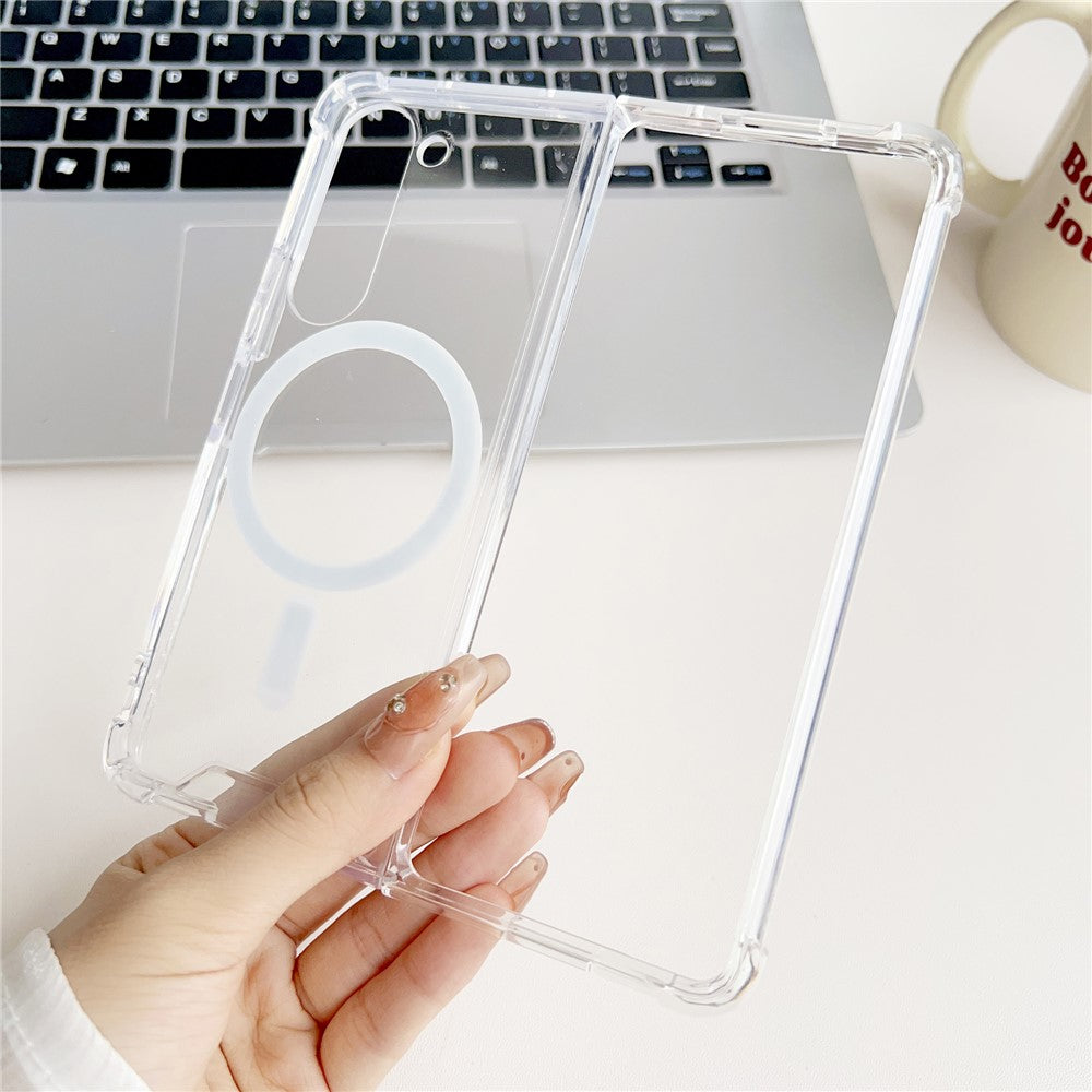 Galaxy Z Fold5 5G Schutzhülle – MagSafe-kompatibel, stoßfest & transparent
