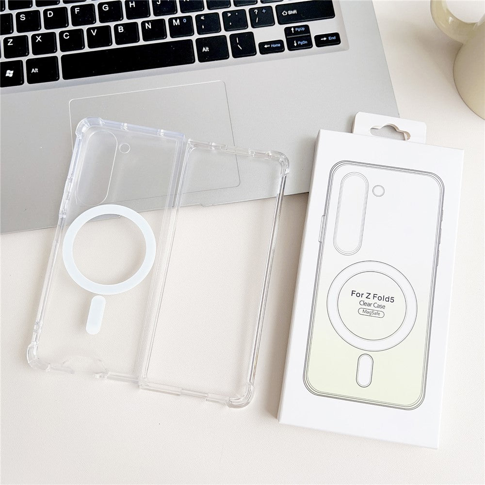 Galaxy Z Fold5 5G Schutzhülle – MagSafe-kompatibel, stoßfest & transparent