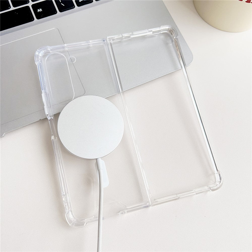 Galaxy Z Fold5 5G Schutzhülle – MagSafe-kompatibel, stoßfest & transparent