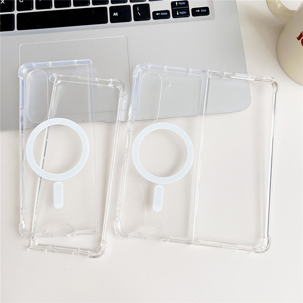Galaxy Z Fold5 5G Schutzhülle – MagSafe-kompatibel, stoßfest & transparent