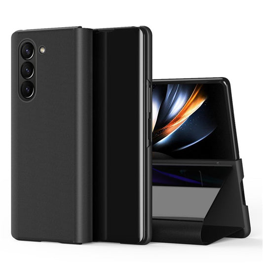 Galaxy Z Fold5 5G – Handyhülle aus Kunststoff und PU-Leder, mit Ständer