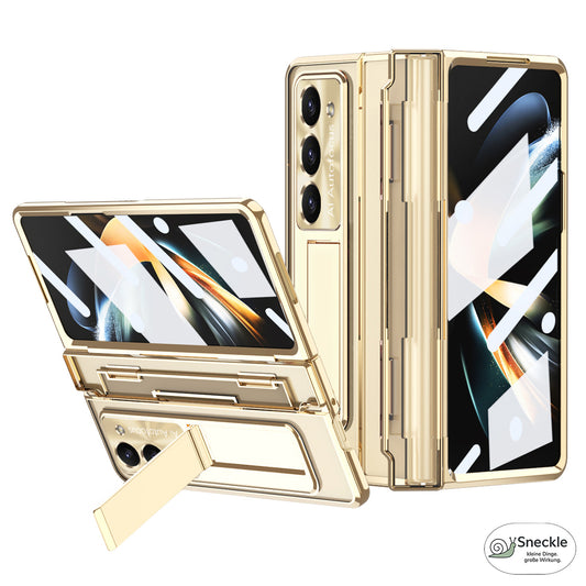 Galaxy Z Fold5 5G Stoßfeste Hülle mit Kickstand – Faltbares Hardcase aus PC-Kunststoff