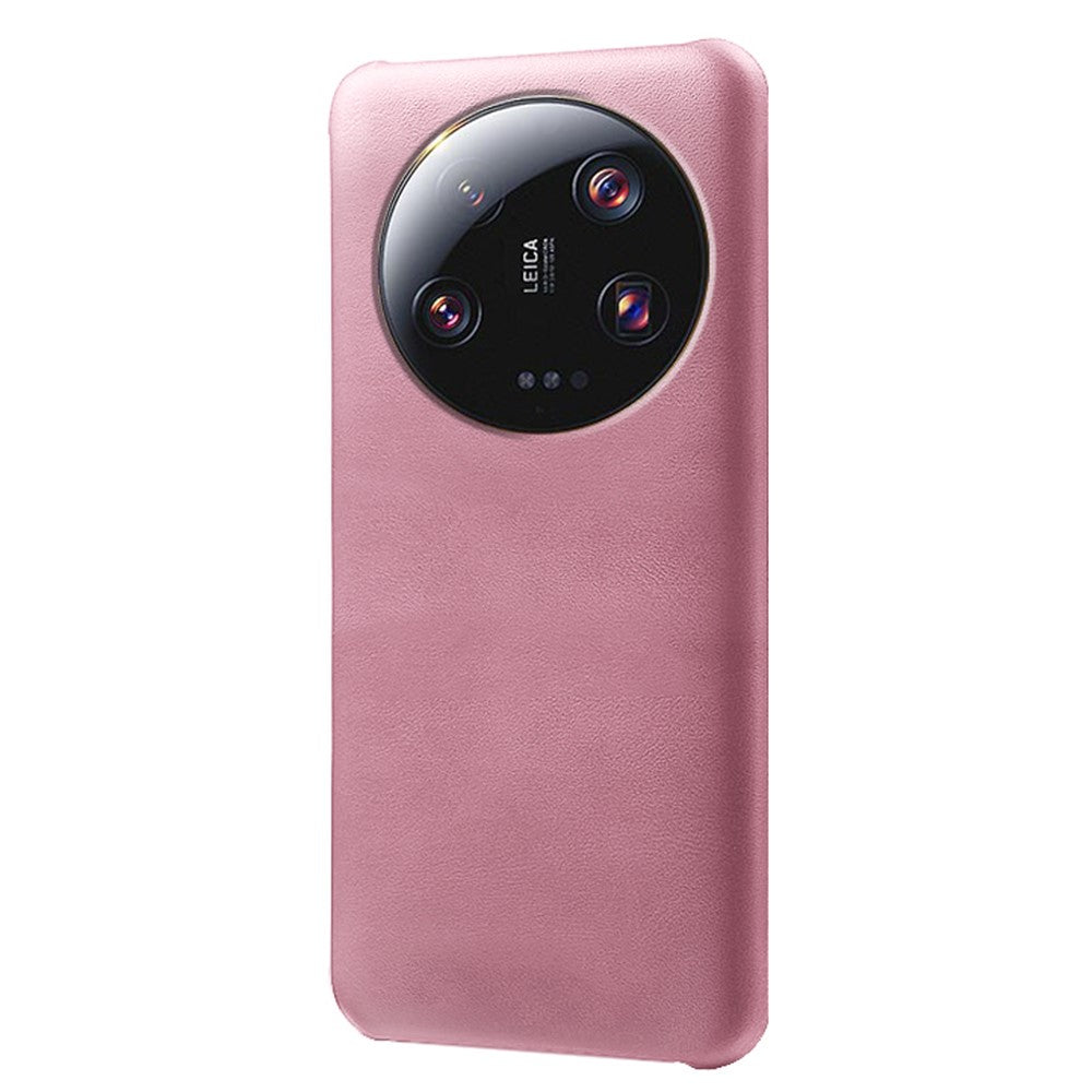 For Xiaomi 13 Ultra PU Leather+PC Phone Cover Calf Texture Anti-Scratch Back Case