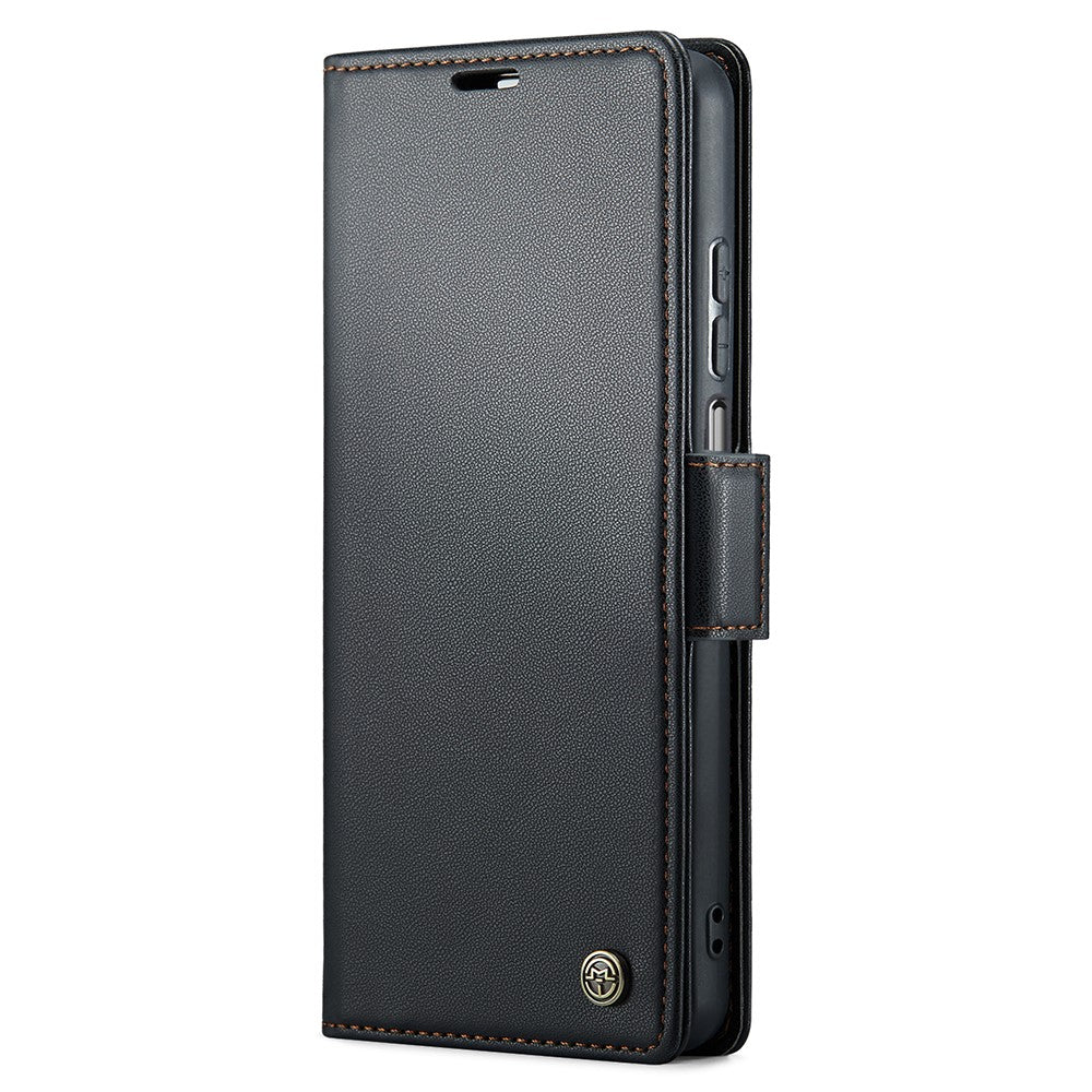 Galaxy A12 Glänzende Wallet-Hülle – RFID-Schutz & Ständer