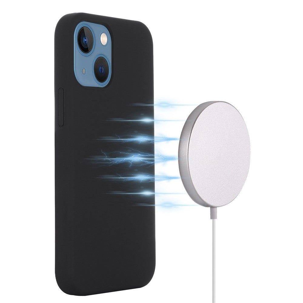 iPhone 15 Magnetische Silikonhülle – Stoßfest