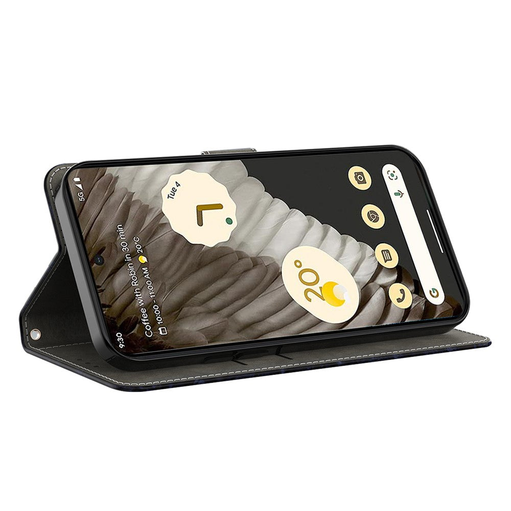 Pixel 7 Pro 5G Wallet-Hülle – Mit 3D-Muster, Kartenfächer & Ständer