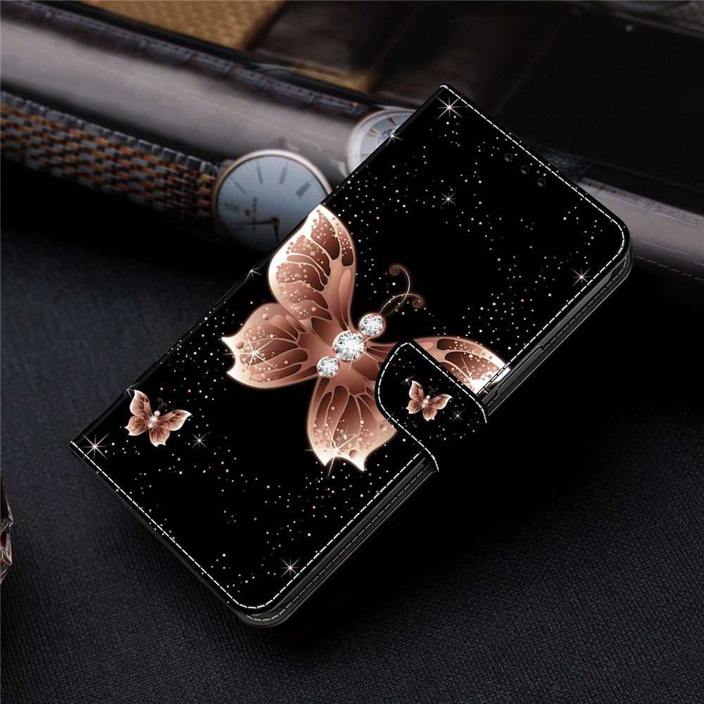 Pixel 7 Pro 5G Wallet-Hülle – Mit 3D-Muster, Kartenfächer & Ständer