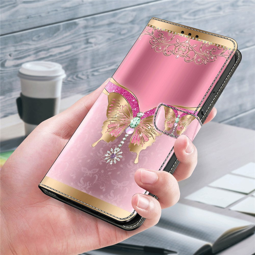 Galaxy S23 Ultra Wallet-Hülle – Mit 3D-Muster, Kartenfächer & Ständer