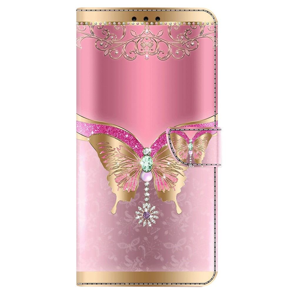 Galaxy S23 Ultra Wallet-Hülle – Mit 3D-Muster, Kartenfächer & Ständer