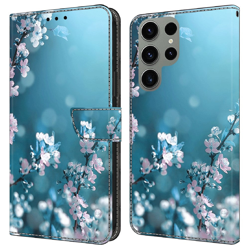 Galaxy S23 Ultra Wallet-Hülle – Mit 3D-Muster, Kartenfächer & Ständer