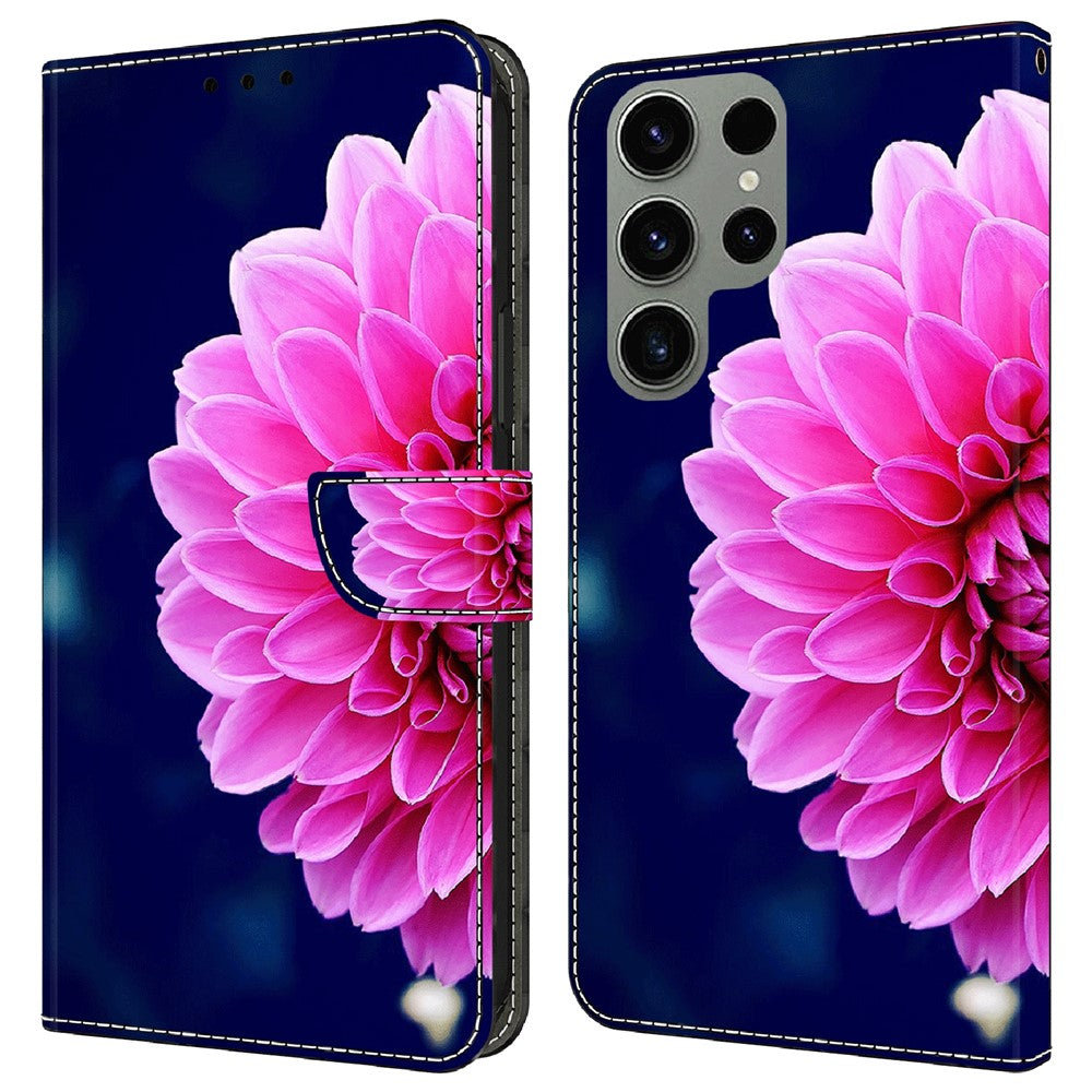 Galaxy S23 Ultra Wallet-Hülle – Mit 3D-Muster, Kartenfächer & Ständer