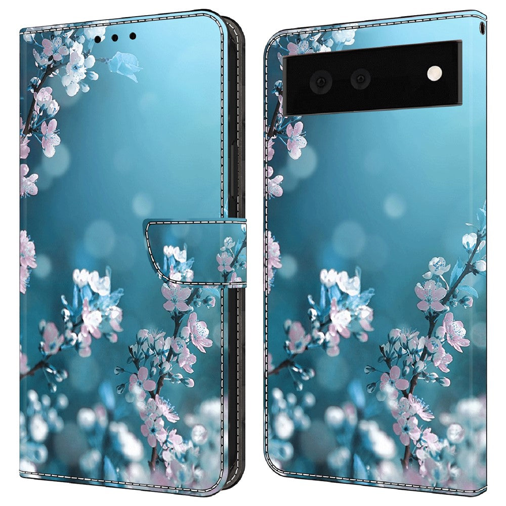 Pixel 6a Wallet-Hülle – Mit 3D-Muster, Kartenfächer & Ständer