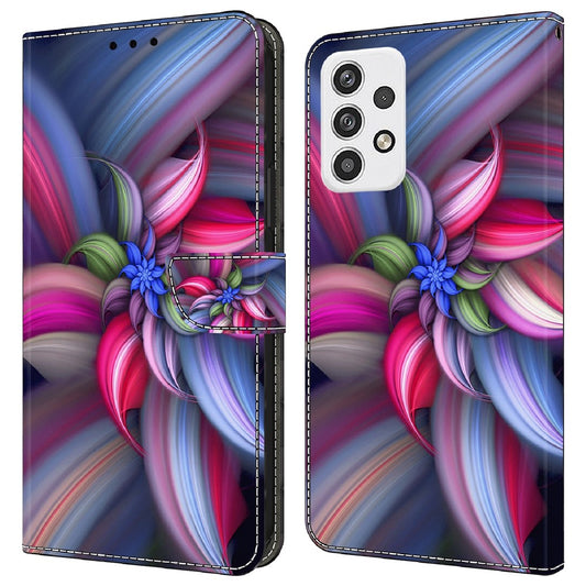 Galaxy A23 5G Wallet-Hülle – Mit 3D-Muster, Kartenfächer & Ständer