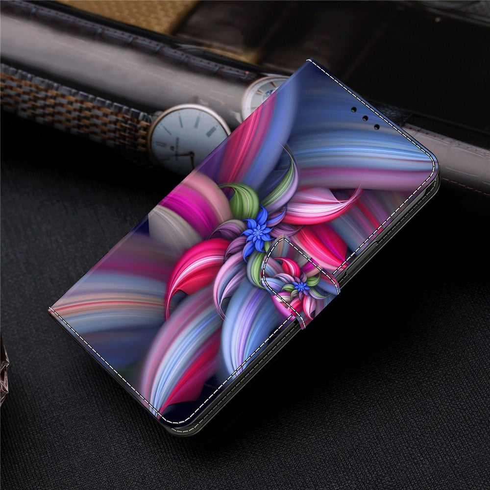 Galaxy A23 5G Wallet-Hülle – Mit 3D-Muster, Kartenfächer & Ständer