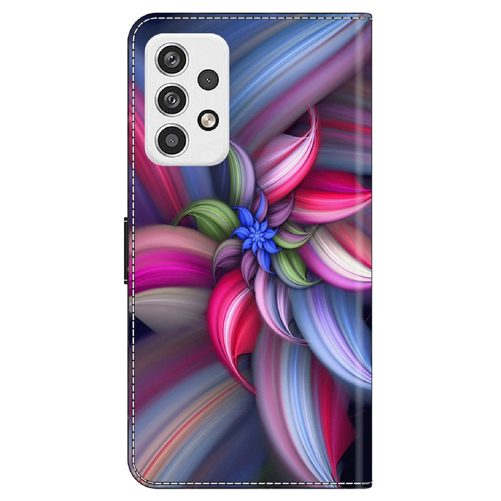 Galaxy A23 5G Wallet-Hülle – Mit 3D-Muster, Kartenfächer & Ständer