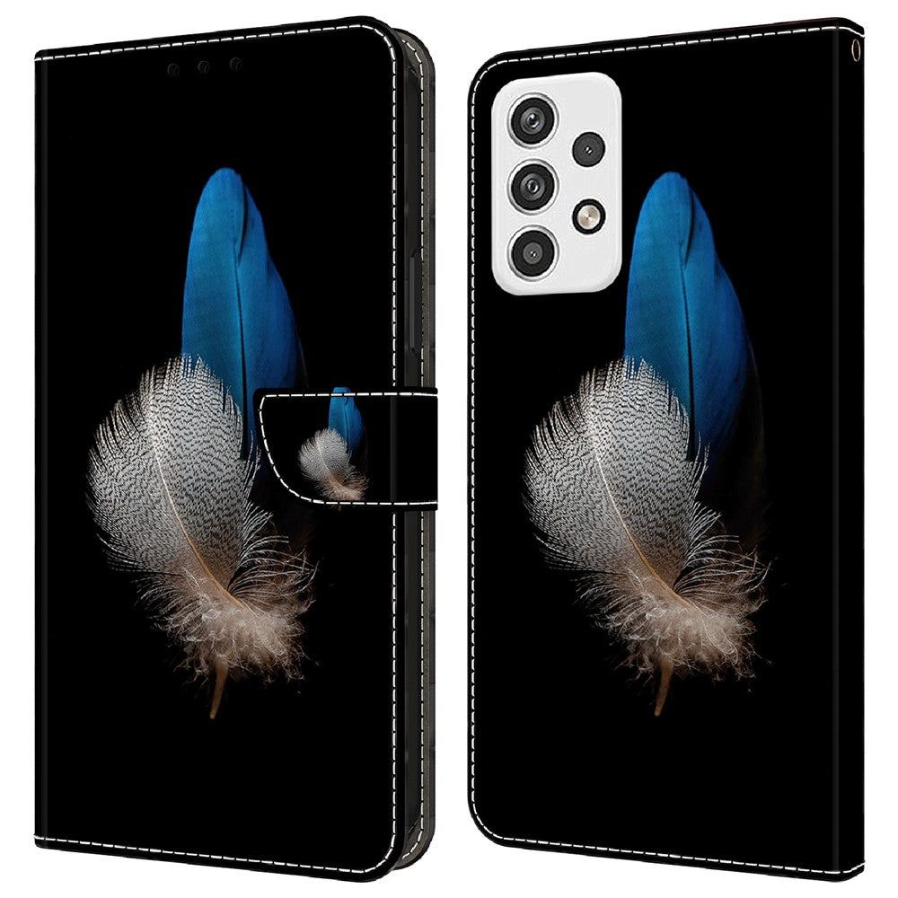 Galaxy A23 5G Wallet-Hülle – Mit 3D-Muster, Kartenfächer & Ständer