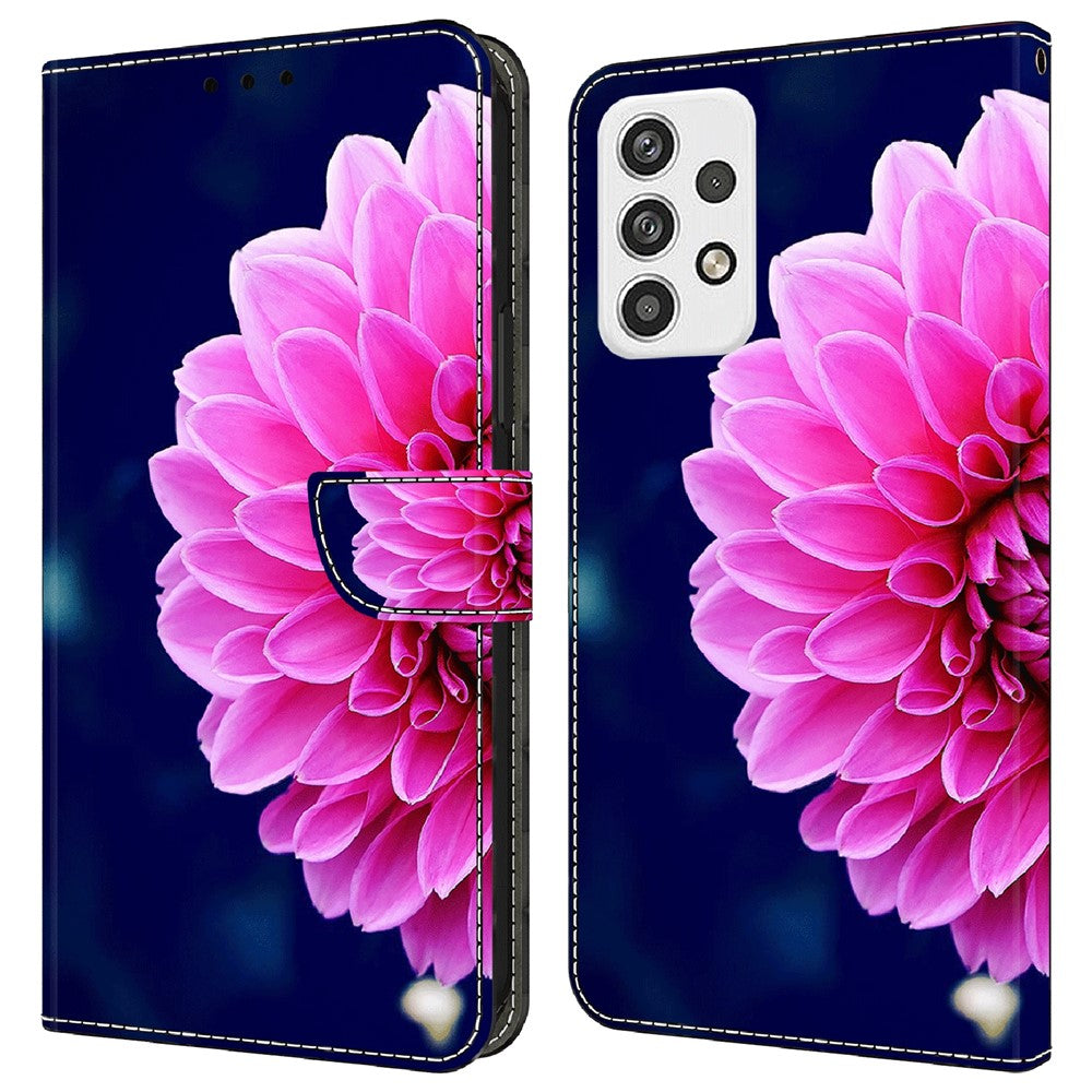 Galaxy A23 5G Wallet-Hülle – Mit 3D-Muster, Kartenfächer & Ständer