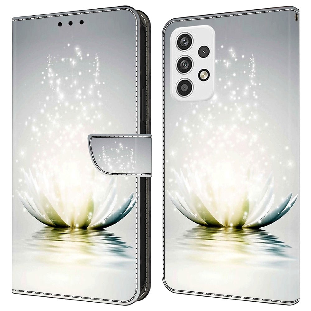 Galaxy A23 5G Wallet-Hülle – Mit 3D-Muster, Kartenfächer & Ständer