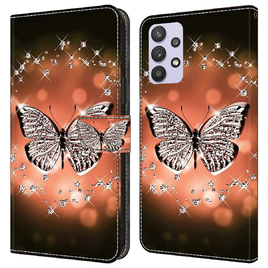 Galaxy A32 5G Wallet-Hülle – Mit 3D-Muster, Kartenfächer & Ständer