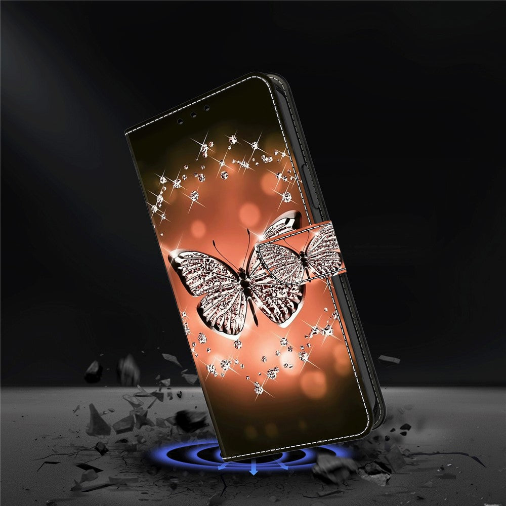 Galaxy A32 5G Wallet-Hülle – Mit 3D-Muster, Kartenfächer & Ständer
