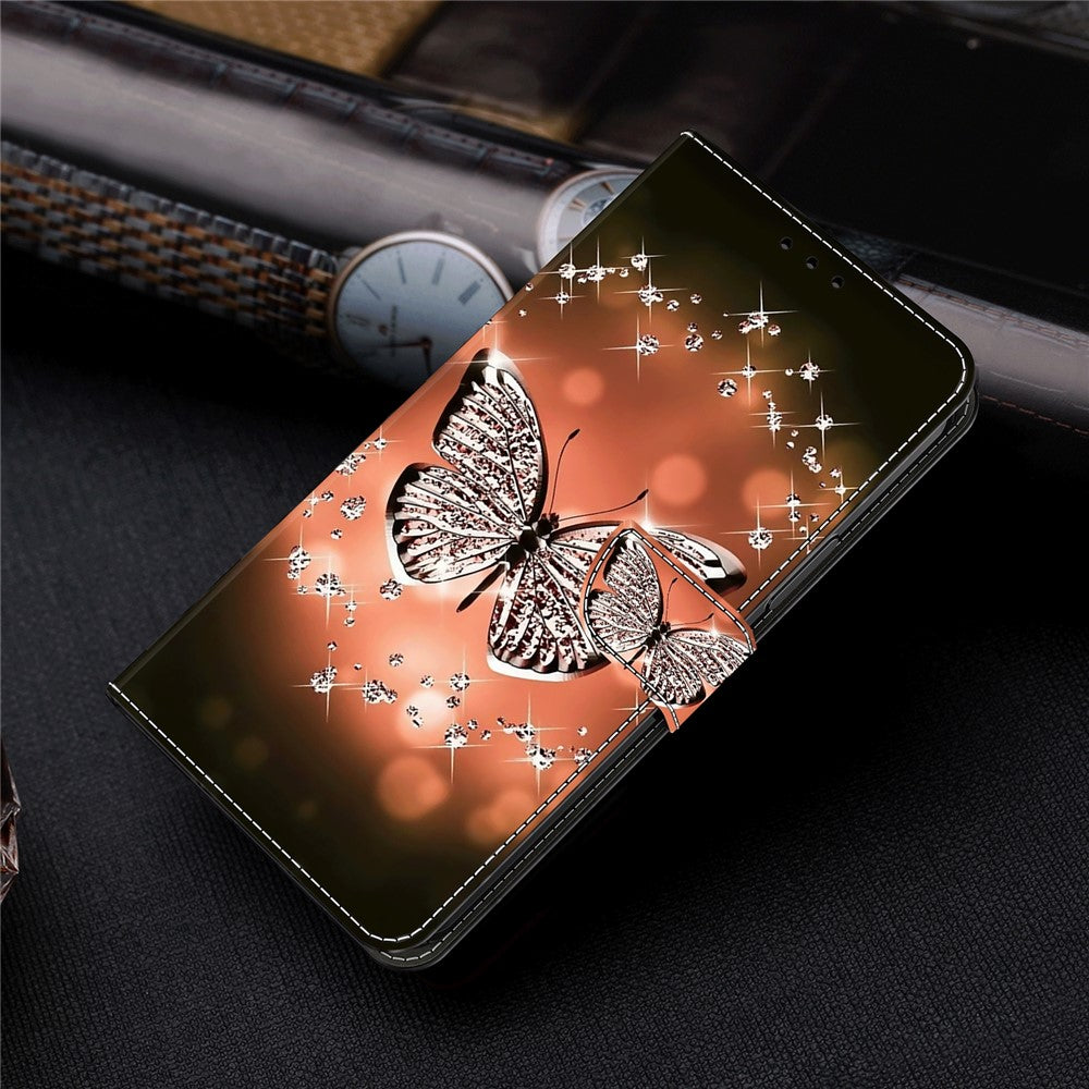 Galaxy A32 5G Wallet-Hülle – Mit 3D-Muster, Kartenfächer & Ständer