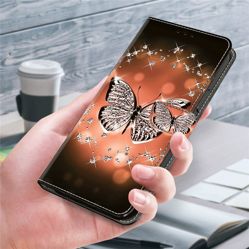 Galaxy A32 5G Wallet-Hülle – Mit 3D-Muster, Kartenfächer & Ständer