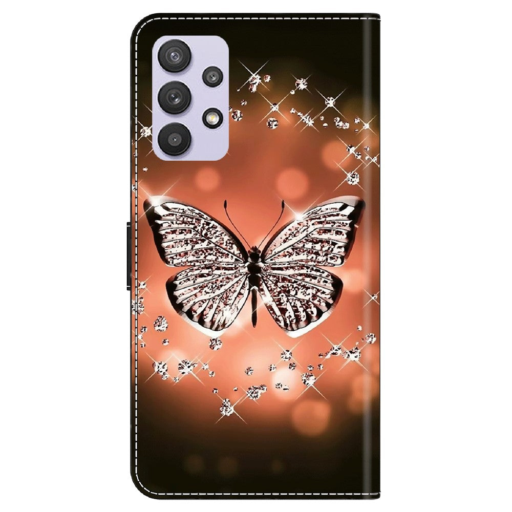 Galaxy A32 5G Wallet-Hülle – Mit 3D-Muster, Kartenfächer & Ständer