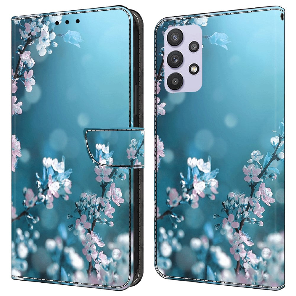 Galaxy A32 5G Wallet-Hülle – Mit 3D-Muster, Kartenfächer & Ständer
