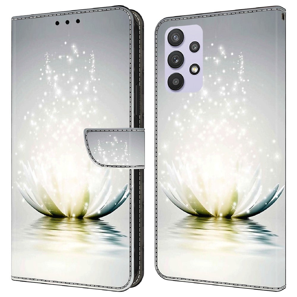 Galaxy A32 5G Wallet-Hülle – Mit 3D-Muster, Kartenfächer & Ständer