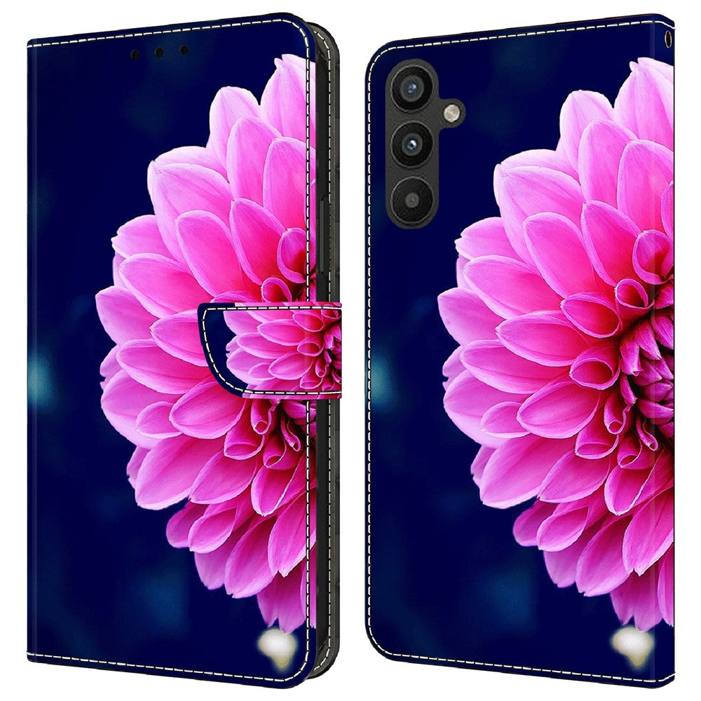 Galaxy A34 5G Wallet-Hülle – Mit 3D-Muster, Kartenfächer & Ständer