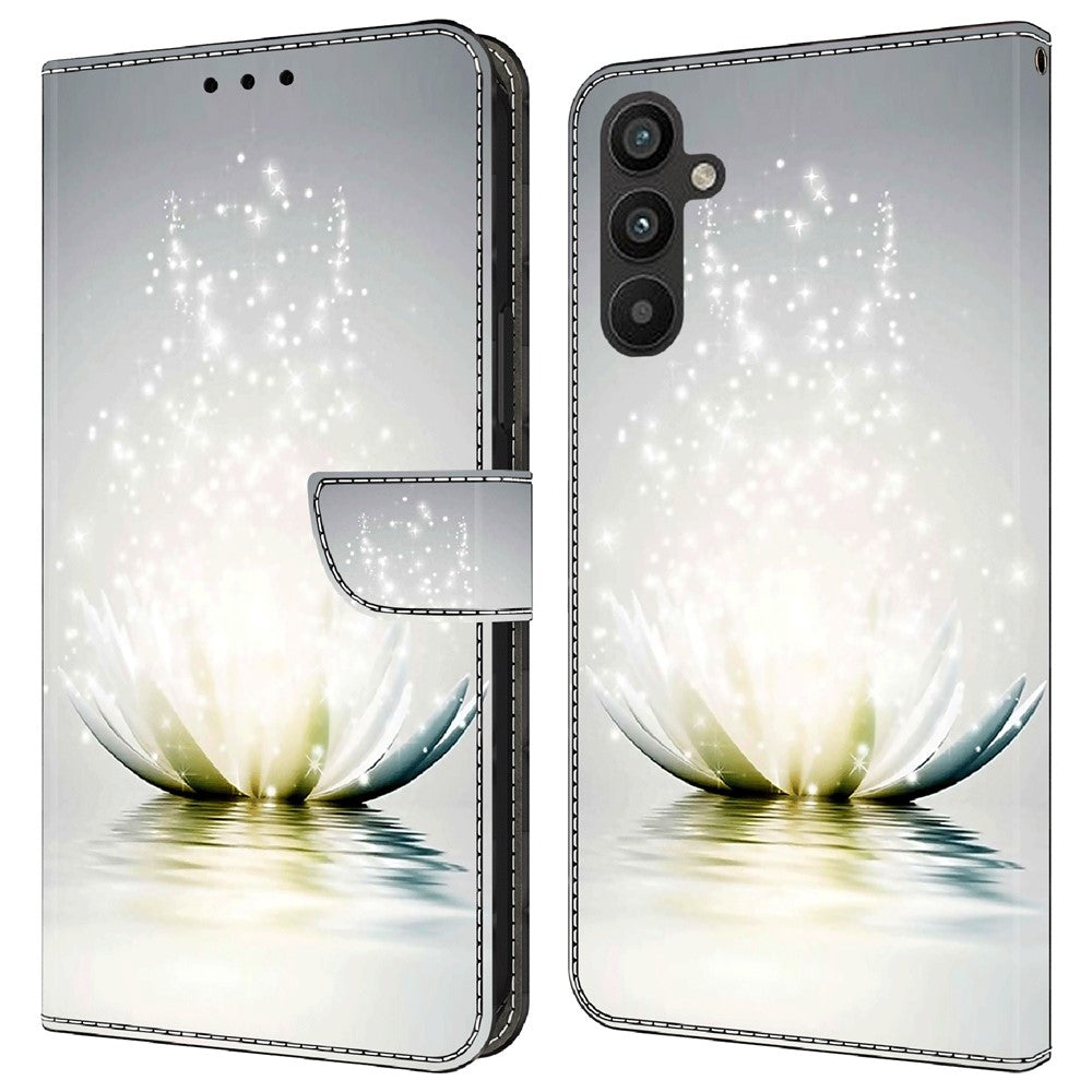 Galaxy A34 5G Wallet-Hülle – Mit 3D-Muster, Kartenfächer & Ständer