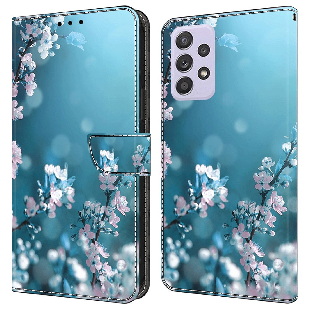 Galaxy A52 4G/5G / A52s 5G Wallet-Hülle – Mit 3D-Muster, Kartenfächer & Ständer