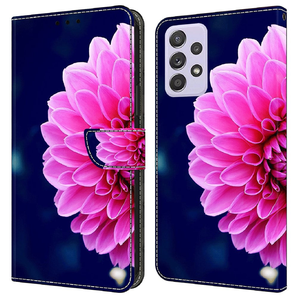 Galaxy A52 4G/5G / A52s 5G Wallet-Hülle – Mit 3D-Muster, Kartenfächer & Ständer