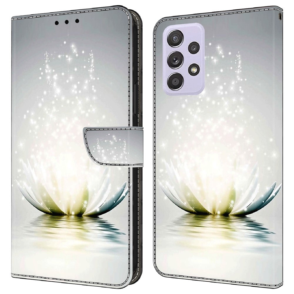 Galaxy A52 4G/5G / A52s 5G Wallet-Hülle – Mit 3D-Muster, Kartenfächer & Ständer