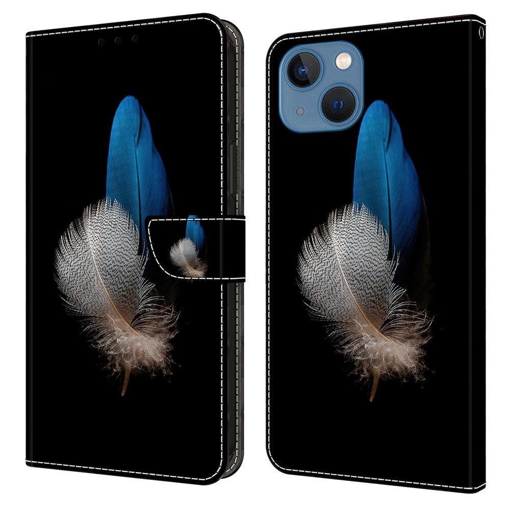iPhone 13 Wallet-Hülle – Mit 3D-Muster, Kartenfächer & Ständer