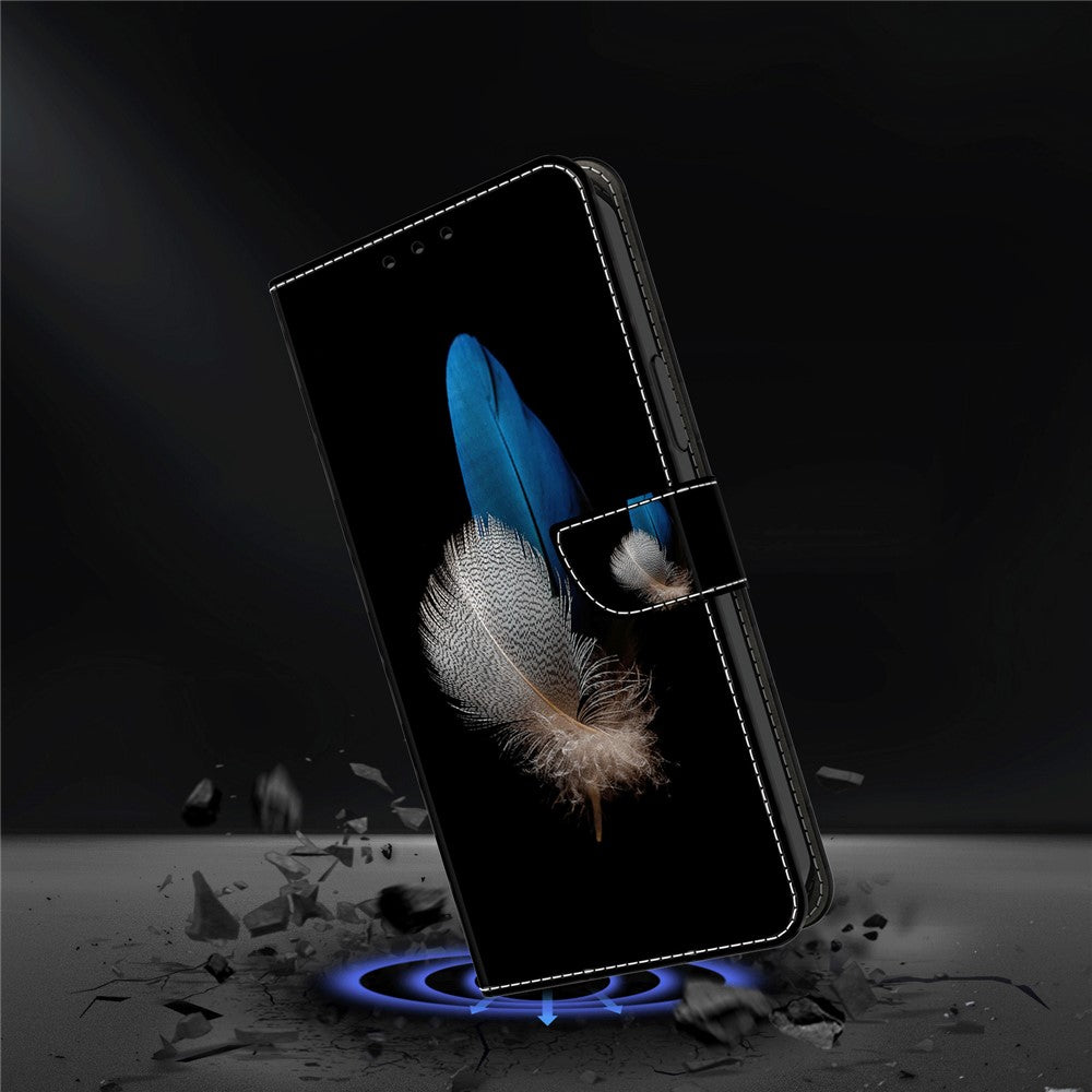 iPhone 13 Wallet-Hülle – Mit 3D-Muster, Kartenfächer & Ständer