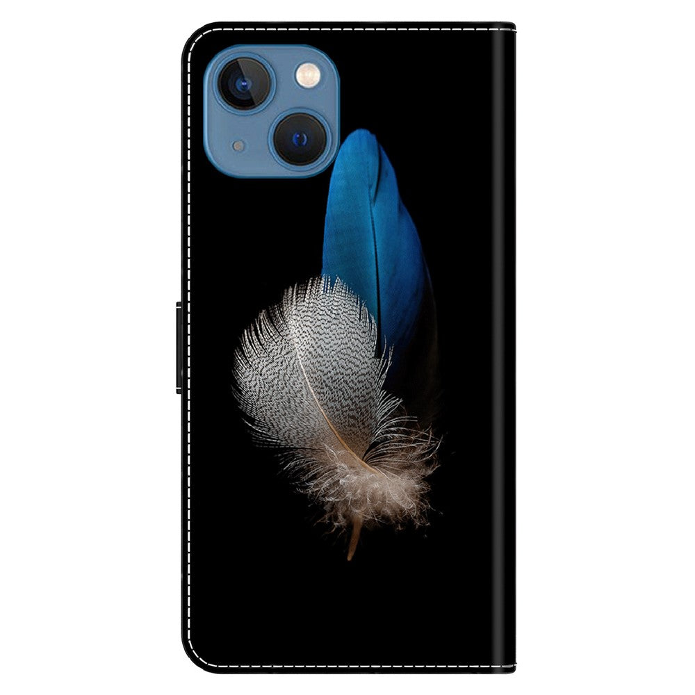 iPhone 13 Wallet-Hülle – Mit 3D-Muster, Kartenfächer & Ständer