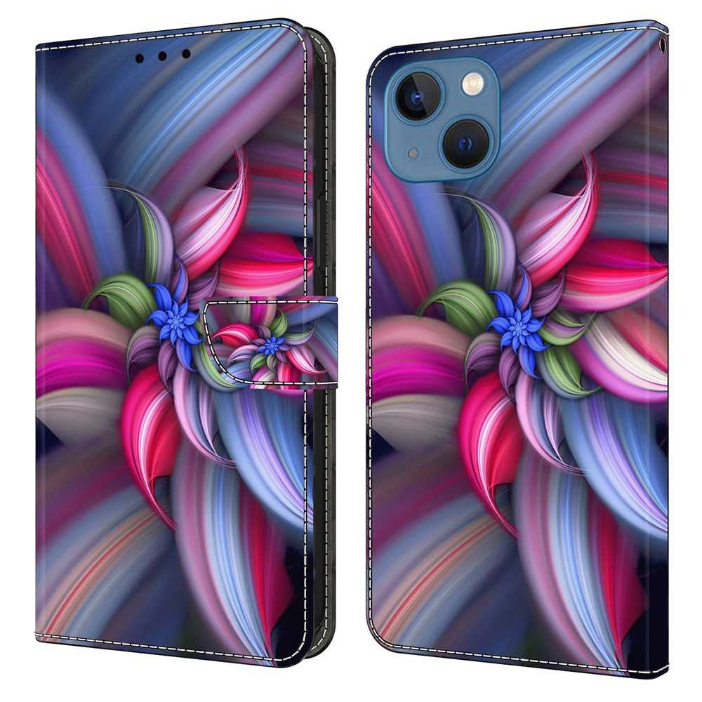 iPhone 13 Wallet-Hülle – Mit 3D-Muster, Kartenfächer & Ständer