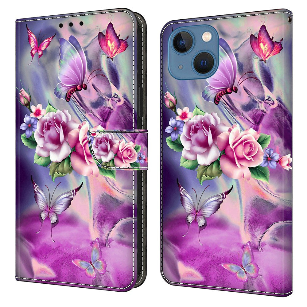 iPhone 13 Wallet-Hülle – Mit 3D-Muster, Kartenfächer & Ständer