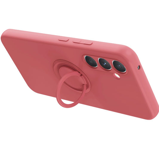 Galaxy A34 5G Silikonhülle – Leicht & Mit Schwenkring-Ständer