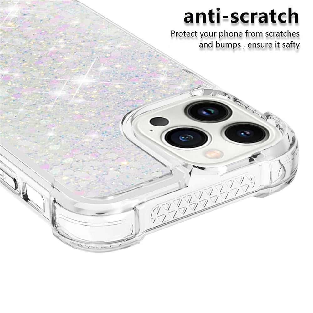 iPhone 15 Pro Max Glitzer-Hülle – Stoßfest & mit Treibsand