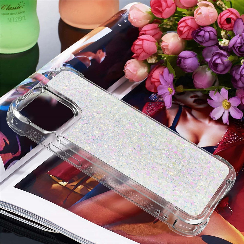 iPhone 15 Pro Max Glitzer-Hülle – Stoßfest & mit Treibsand