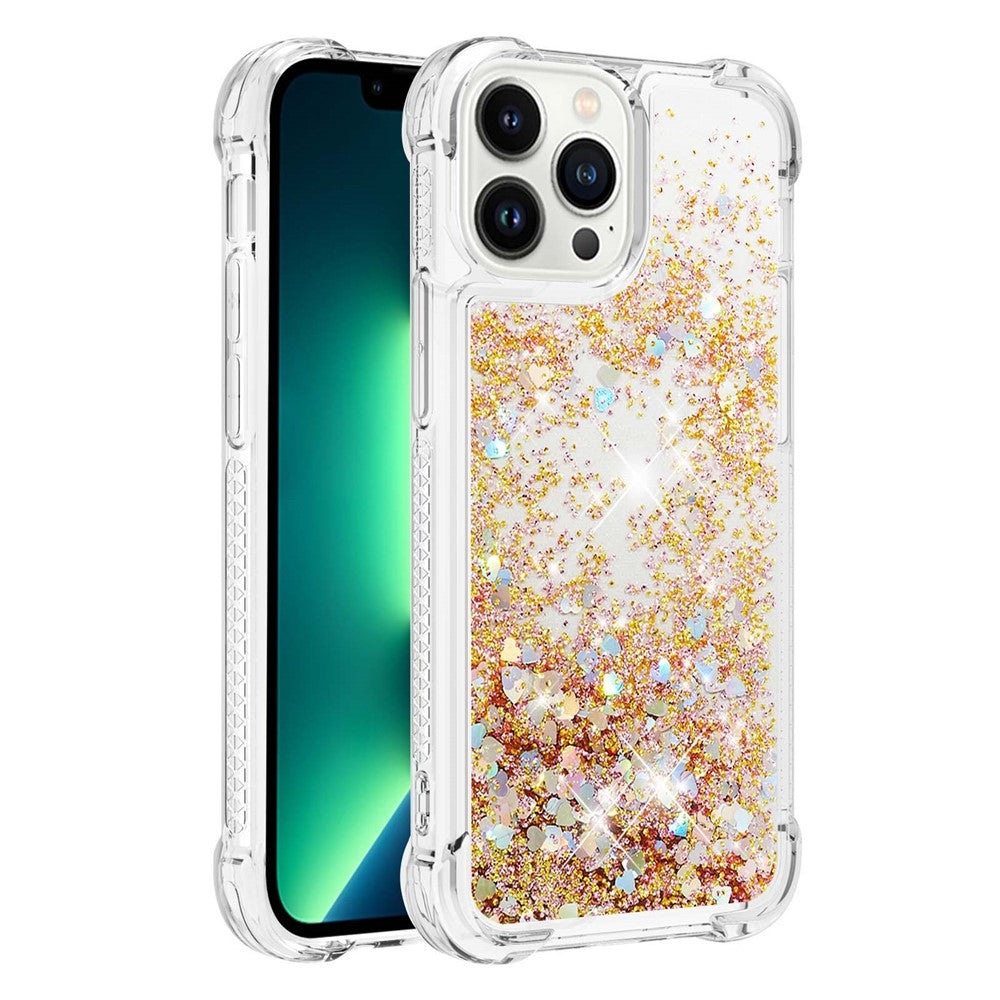 iPhone 15 Pro Max Glitzer-Hülle – Stoßfest & mit Treibsand