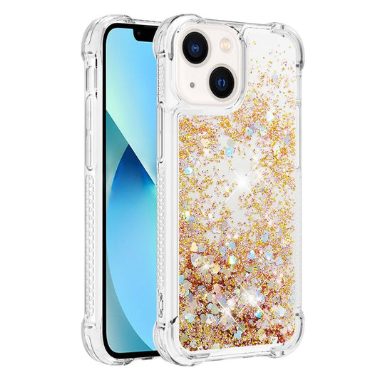 iPhone 15 Plus Glitzer-Hülle – Stoßfest & mit Treibsand