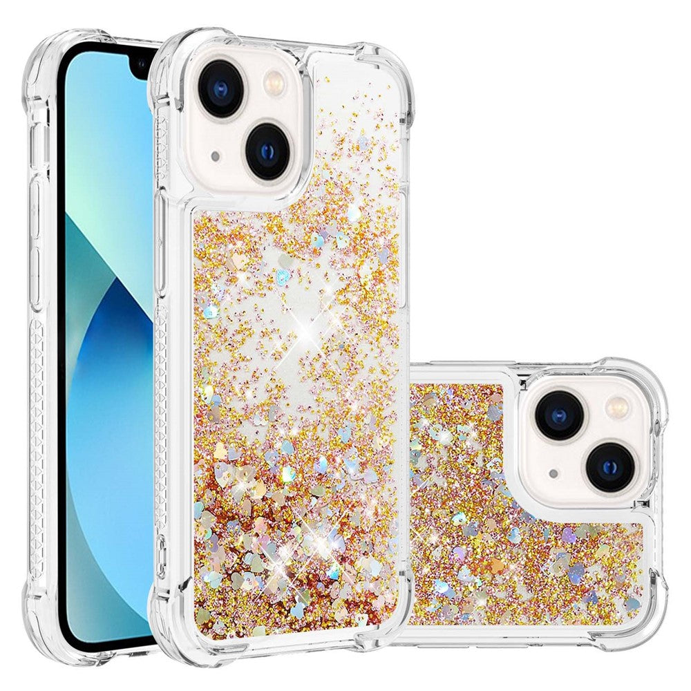 iPhone 15 Plus Glitzer-Hülle – Stoßfest & mit Treibsand